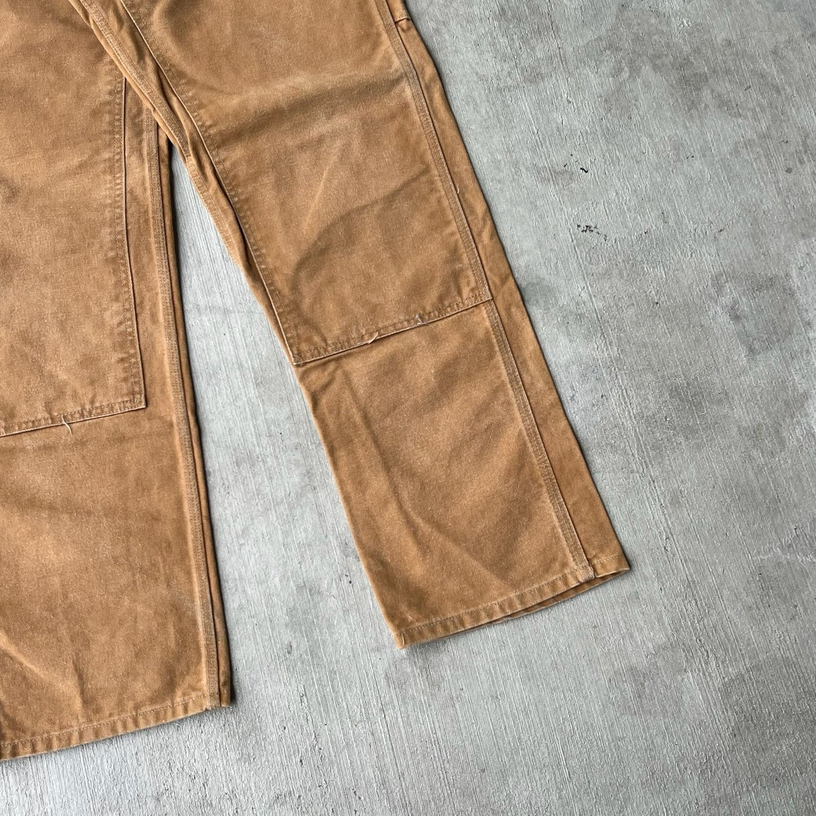 Carhartt × Vintage Carhartt brown double knee work wear carpenter pants Size US 33 - 3 Thumbnail