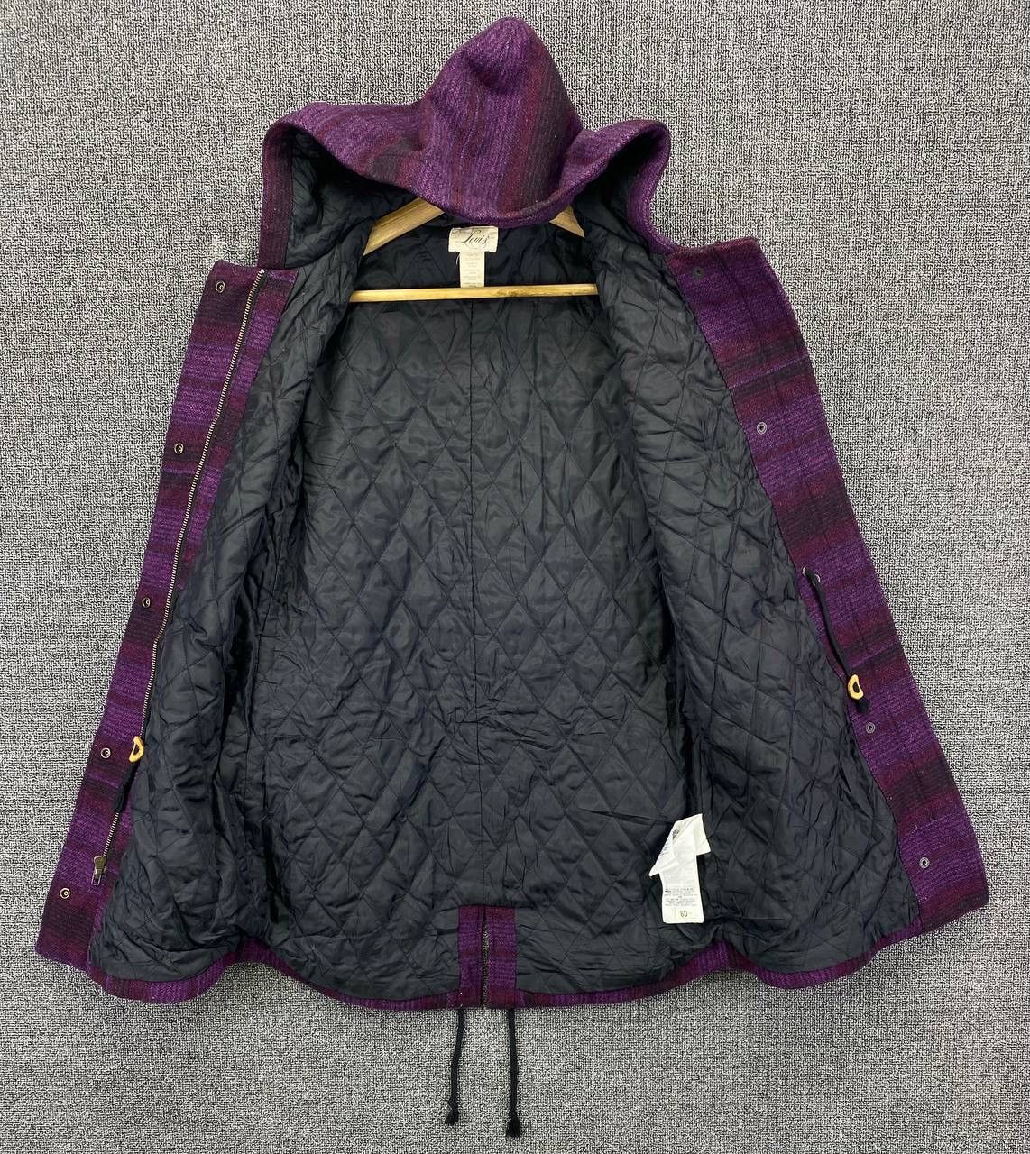 Levi's Vintage Levis Hoodie Shadow Plaids Wool Jacket Size XS / US 0-2 / IT 36-38 - 6 Thumbnail