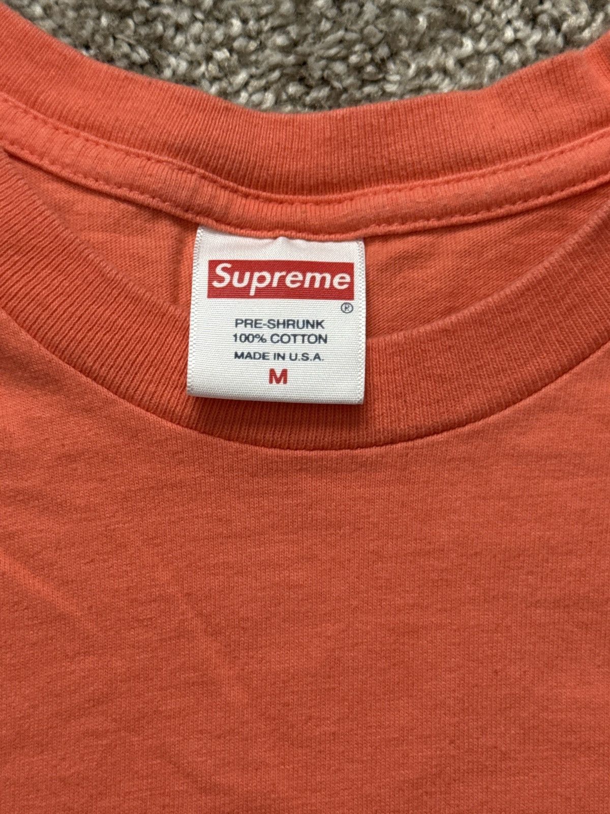 Supreme Supreme middle finger tee size medium salmon Size US M / EU 48-50 / 2 - 3 Thumbnail