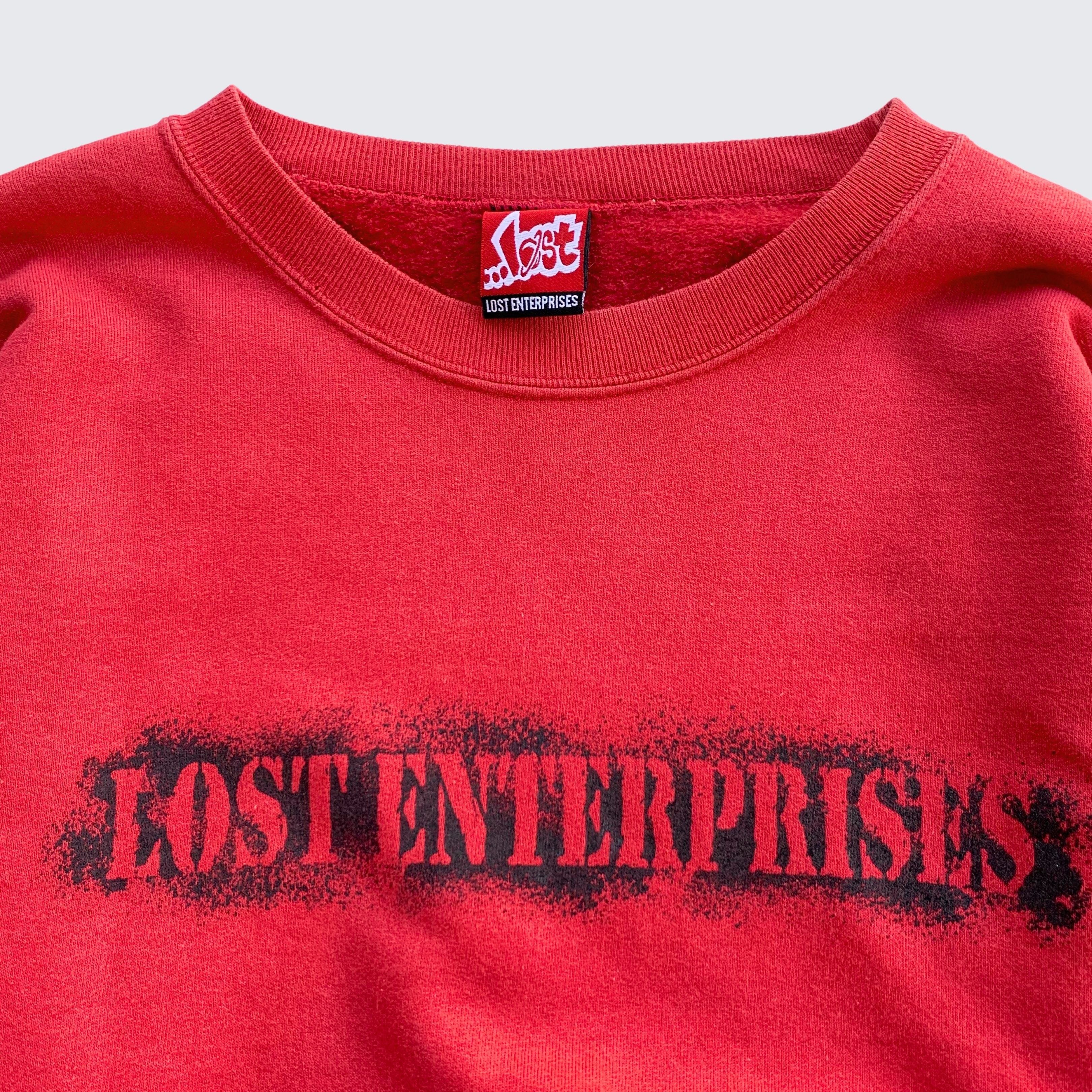 Lost Enterprises Faded 1990s Lost Enterprises Skateboards Vintage Sweater Size US M / EU 48-50 / 2 - 2 Thumbnail