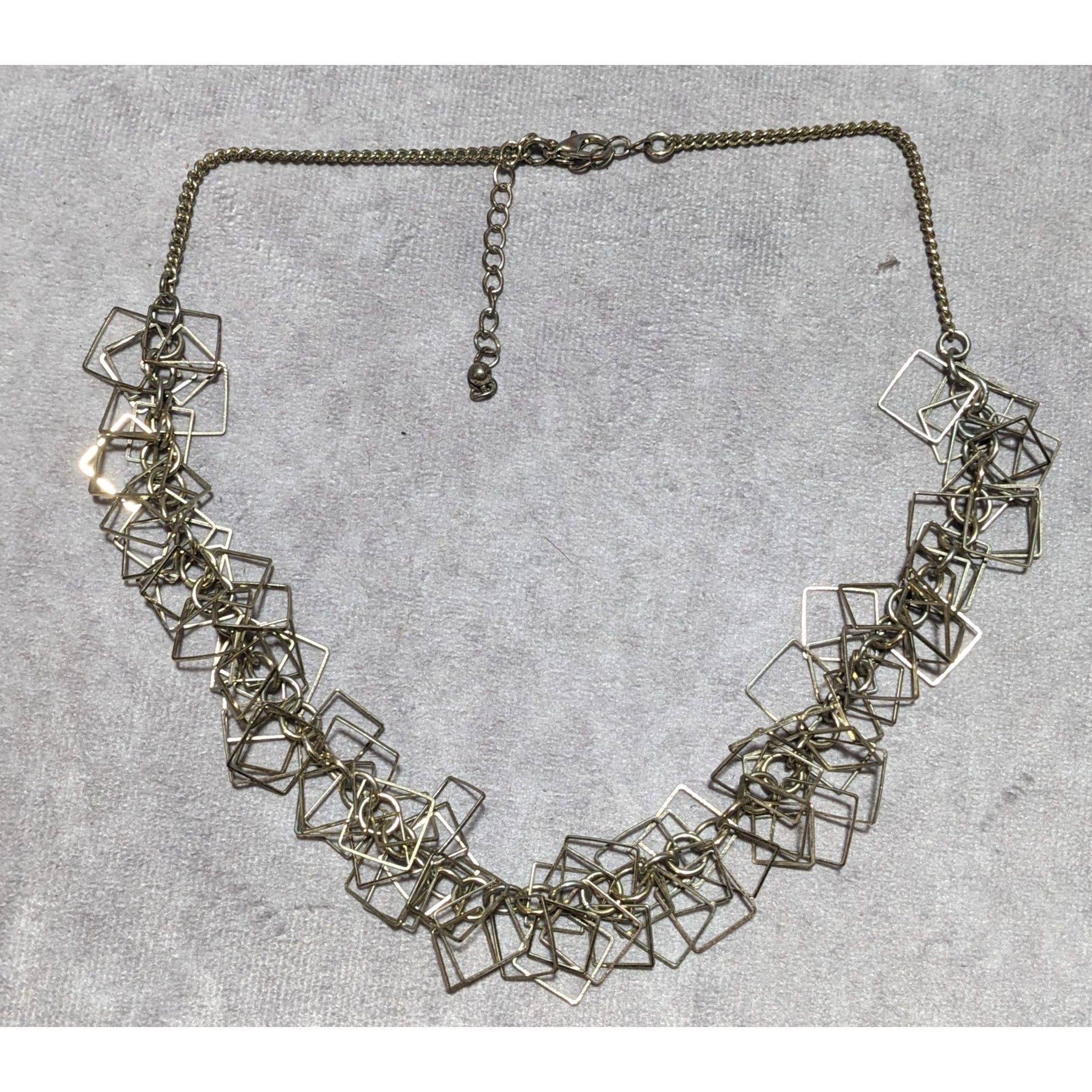 Other Gold Geometric Fringe Link Necklace Size ONE SIZE - 9 Thumbnail