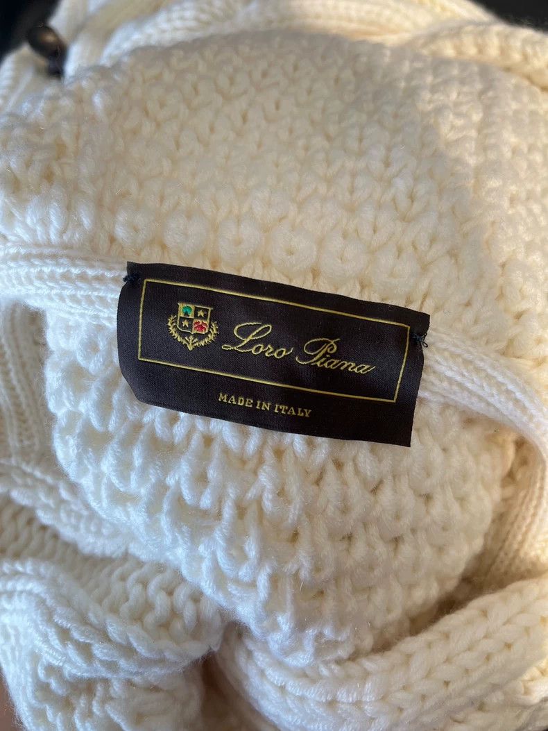 Loro Piana LORO PIANA White hooded cardigan Size XS / US 0-2 / IT 36-38 - 4 Thumbnail