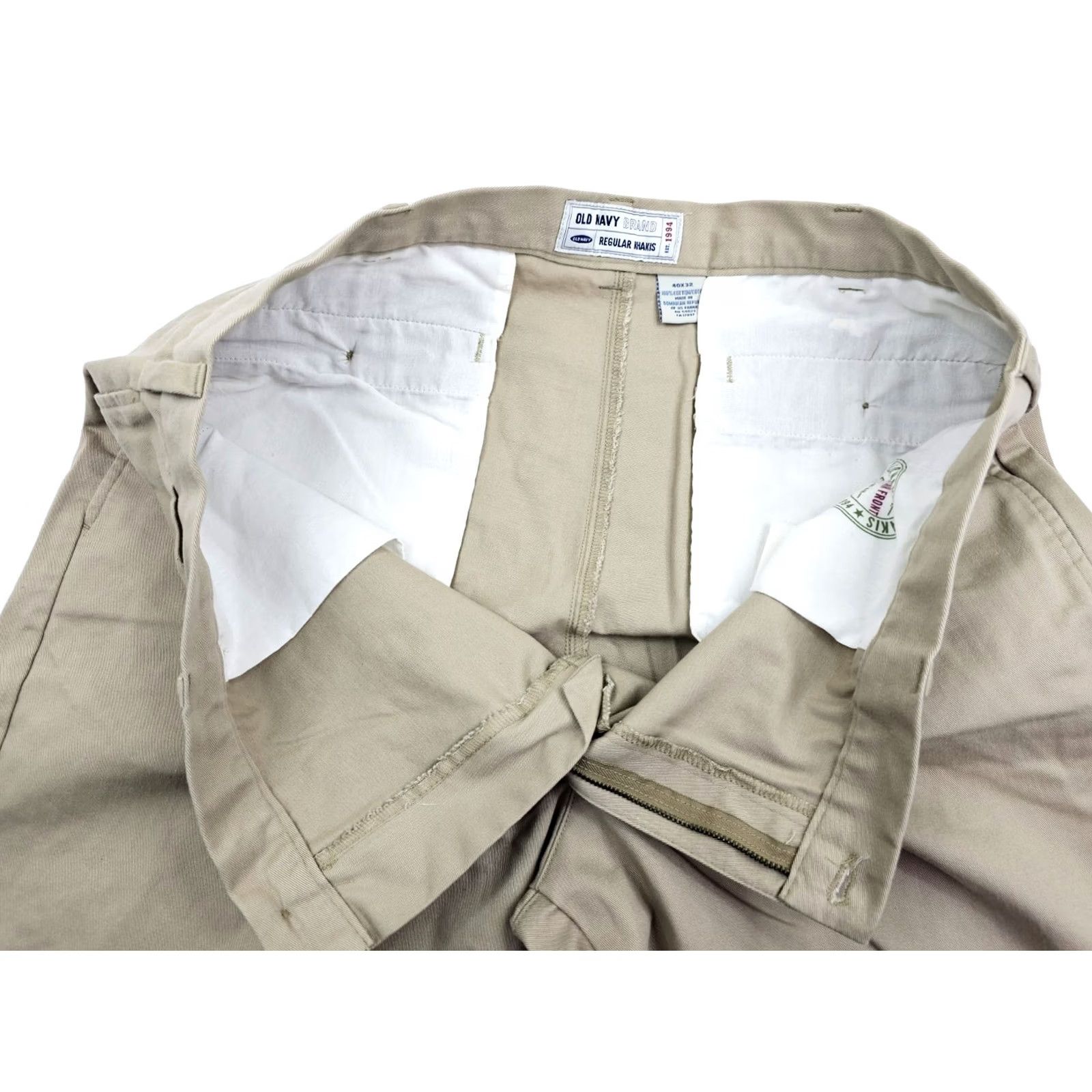 Vintage VINTAGE Old Navy Khakis Regular Fit Pants Men 38x31 Cotton Straight Leg Baggy? Size US 38 / EU 54 - 6 Thumbnail