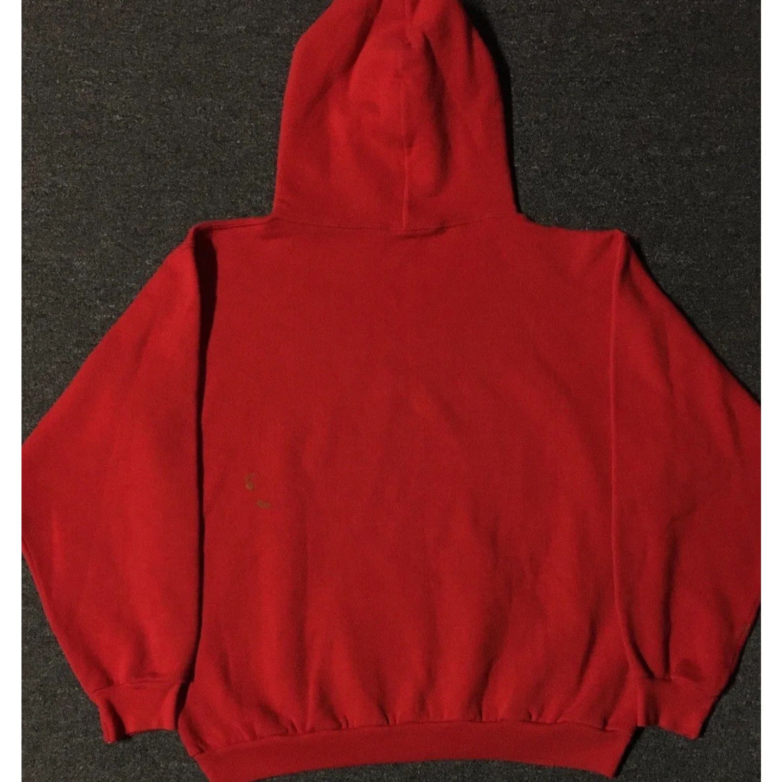 Vtg Russell Lifeguard Hoodie Shirt M L Red USA 80s 90s Vintage Boxy Athletic Pullover Men TracK Surf Grunge Spring Style