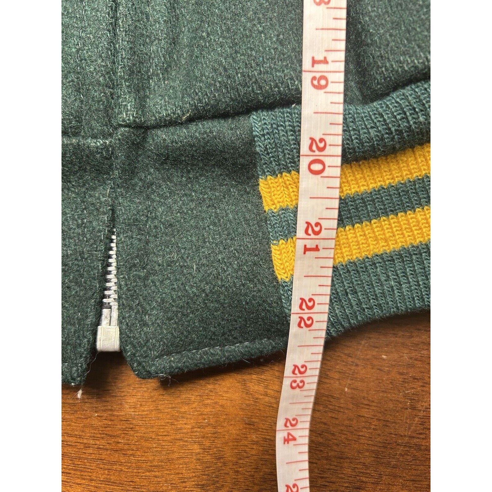 Vintage 1960s Butwin Talon Zipper Hooded Letterman Varsity Jacket Size US XS / EU 42 / 0 - 7 Thumbnail