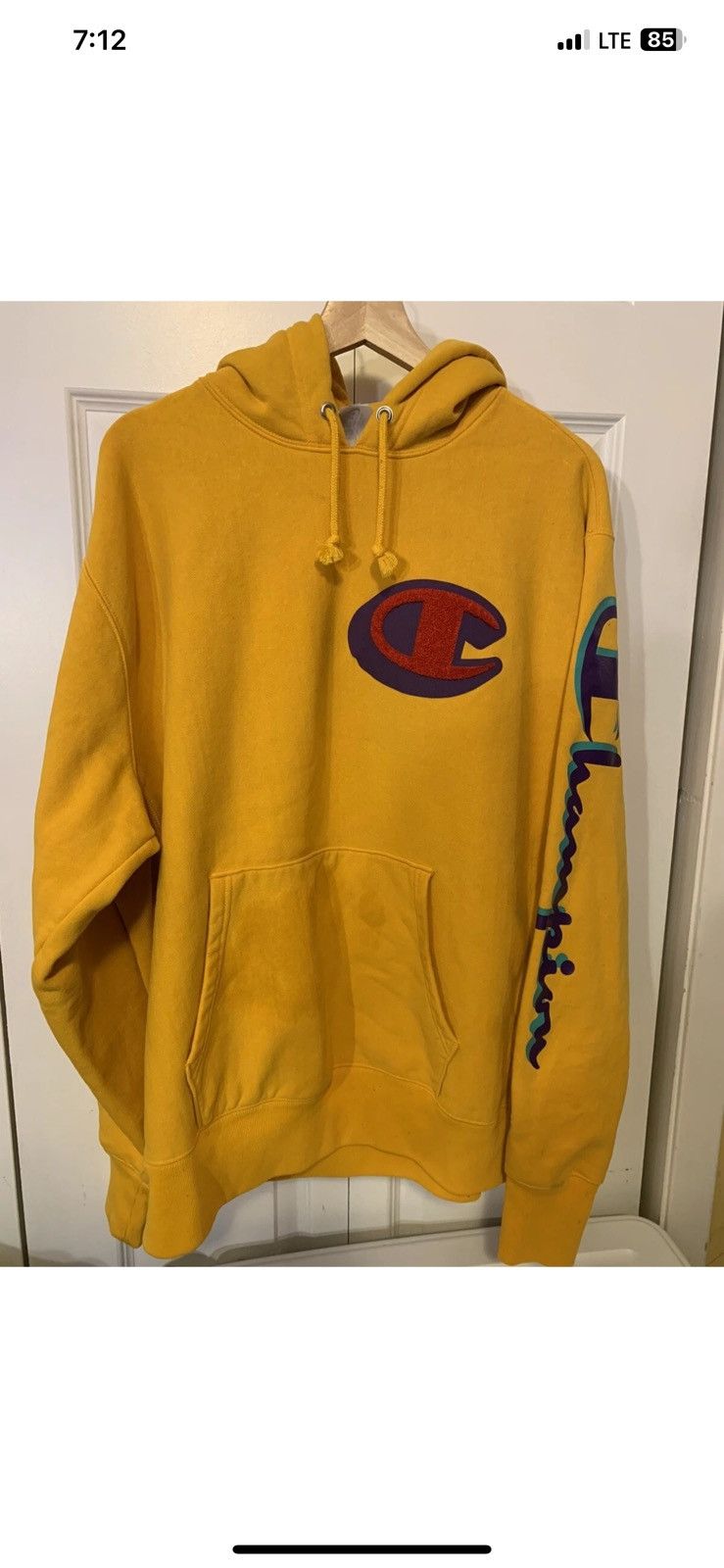 Champion × Coca Cola Vtg Champion x Coca Cola mens sz XL reverse weave hoodie Size US XL / EU 56 / 4 - 4 Thumbnail
