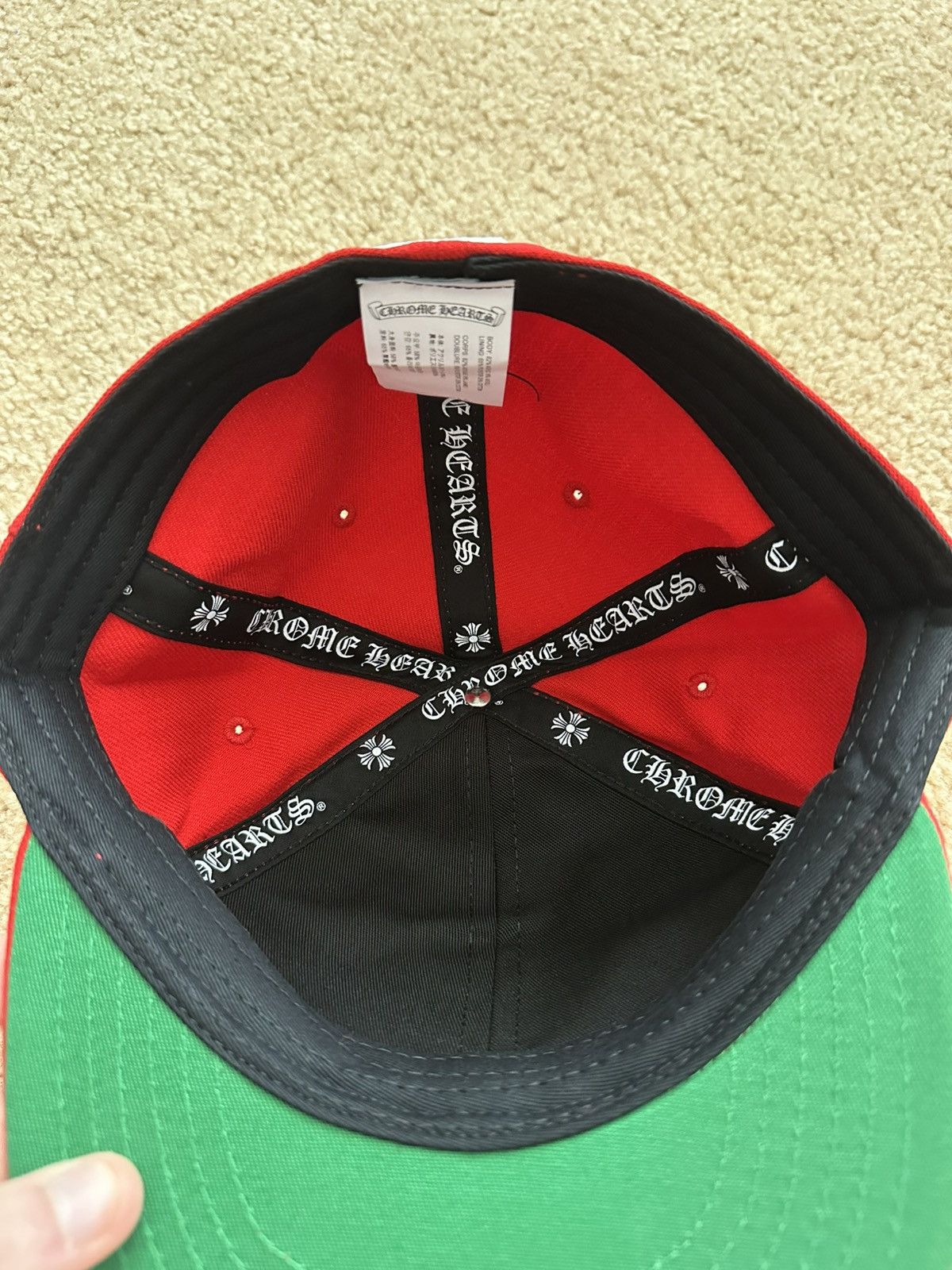 Chrome Hearts Chrome Hearts Love You Fitted Baseball Hat 7 5/8 Size ONE SIZE - 12 Thumbnail