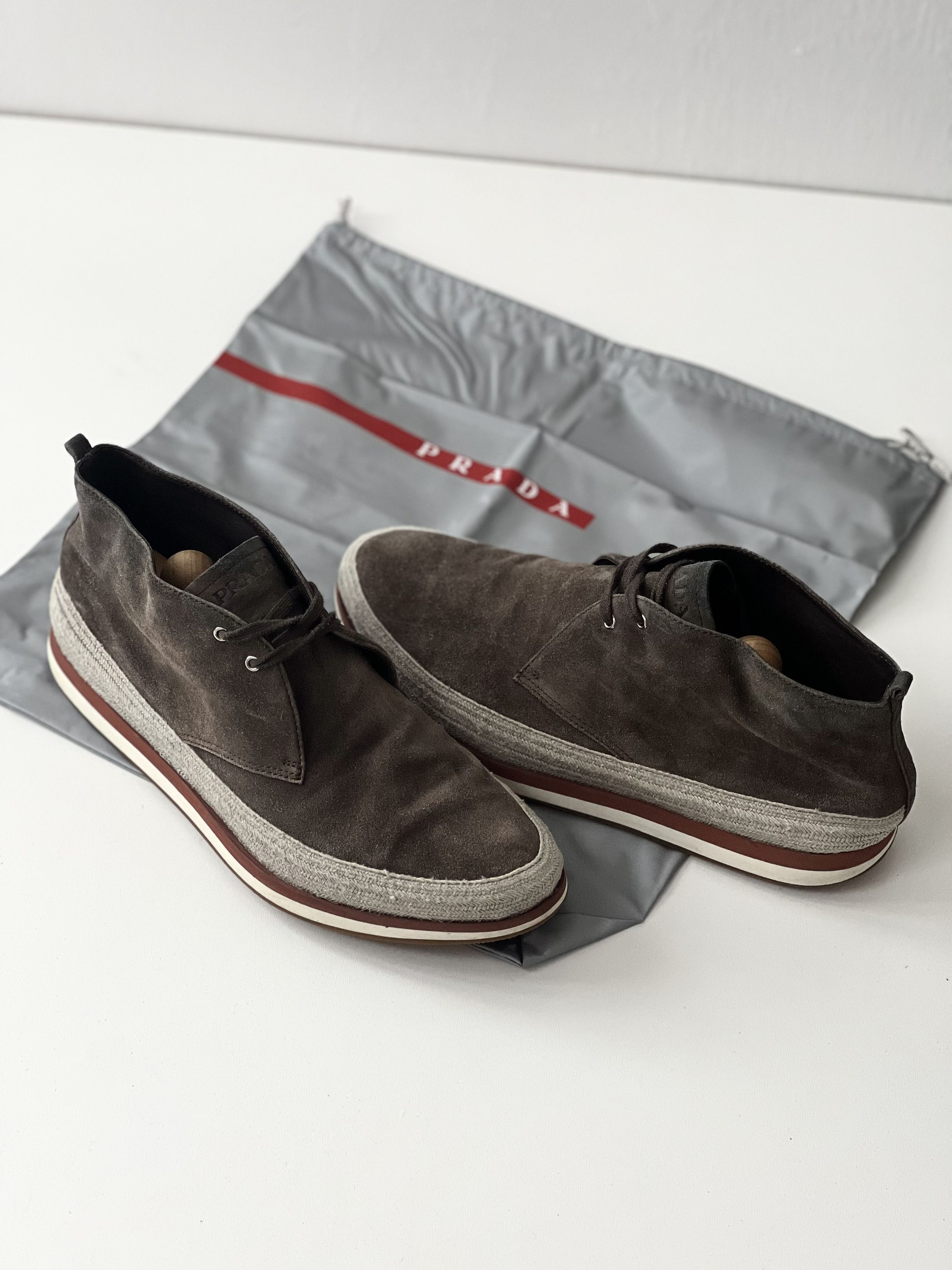 Prada PRADA suede boots Size US 10.5 / EU 43-44 - 2 Thumbnail