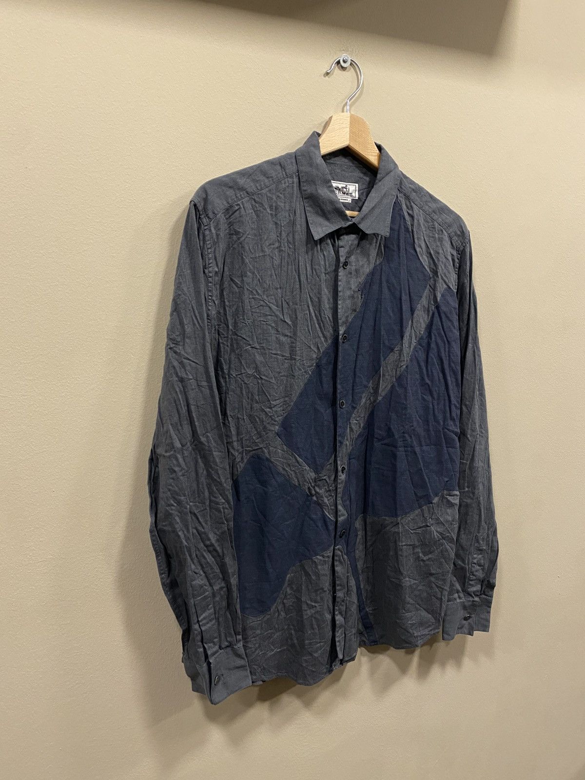Hermes Hermes Logo Shirt Buttons Up Size US M / EU 48-50 / 2 - 3 Thumbnail