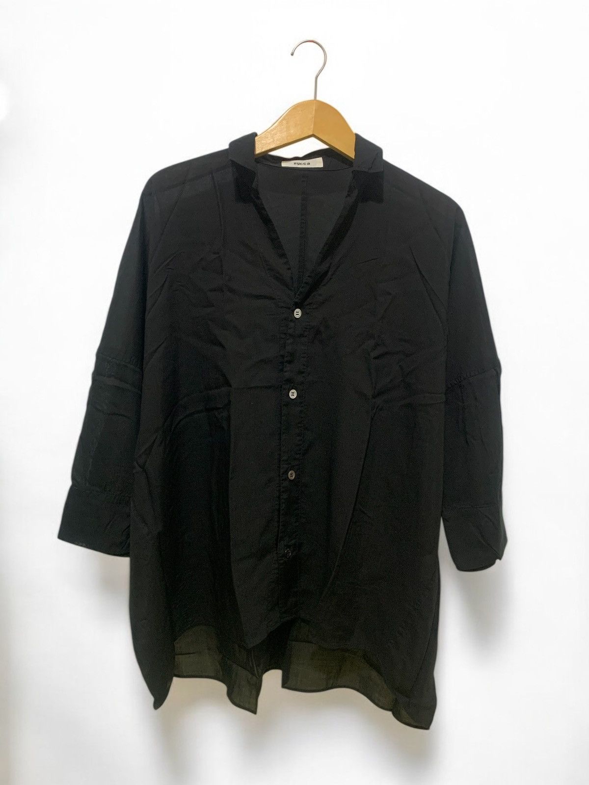 Issey Miyake × Zucca Zucca Oversize Shirt Button Up Size US L / EU 52-54 / 3 - 1 Thumbnail