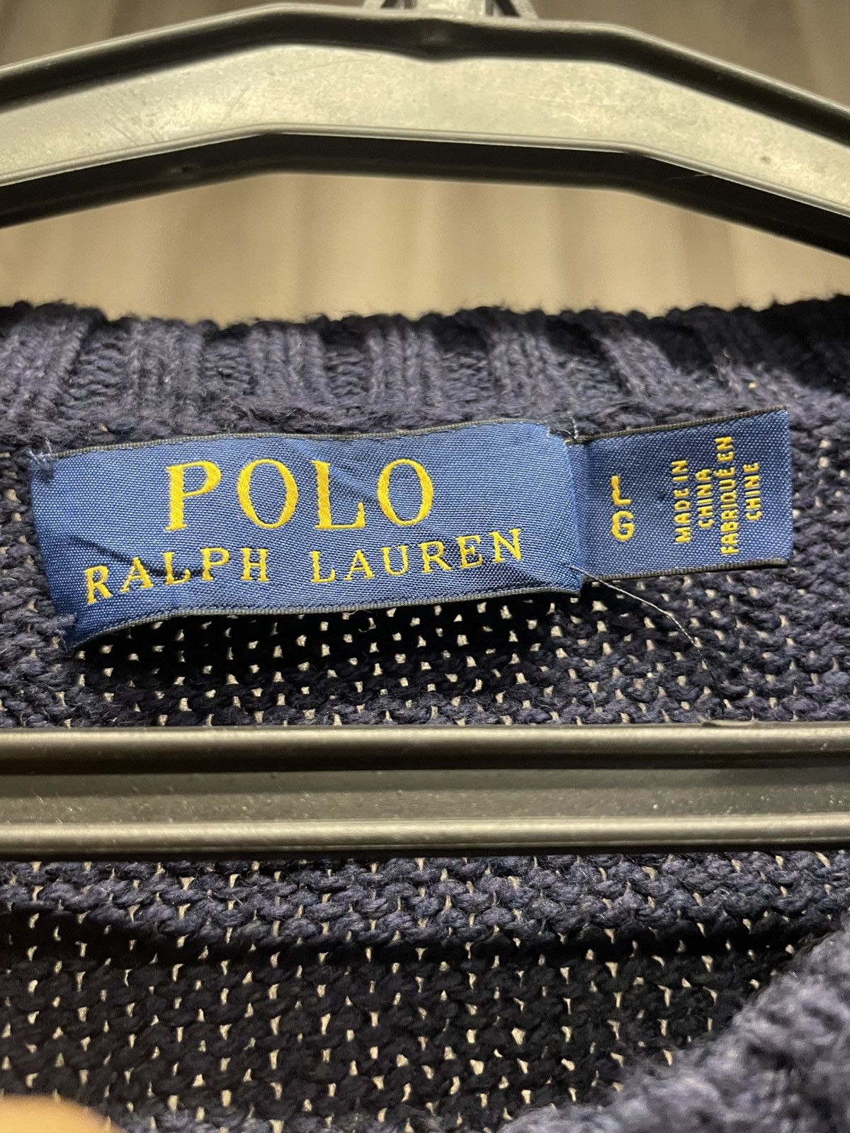 Polo Ralph Lauren × Vintage Polo Ralph Lauren Polo Bear Sweater Rugby bear Size US L / EU 52-54 / 3 - 10 Thumbnail