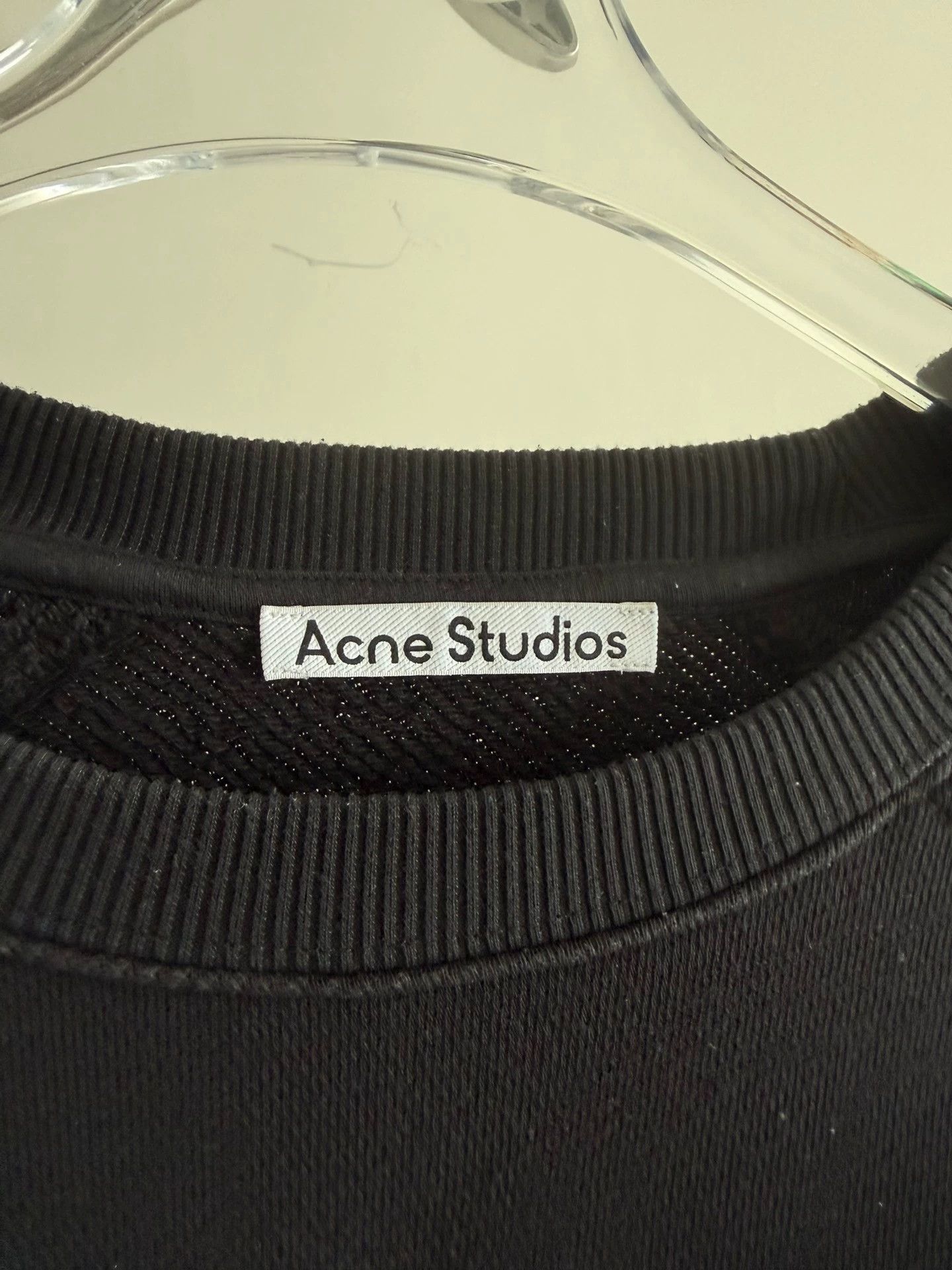Acne Studios Acne Studios Black Crewneck Sweatshirt M Size US M / EU 48-50 / 2 - 3 Thumbnail