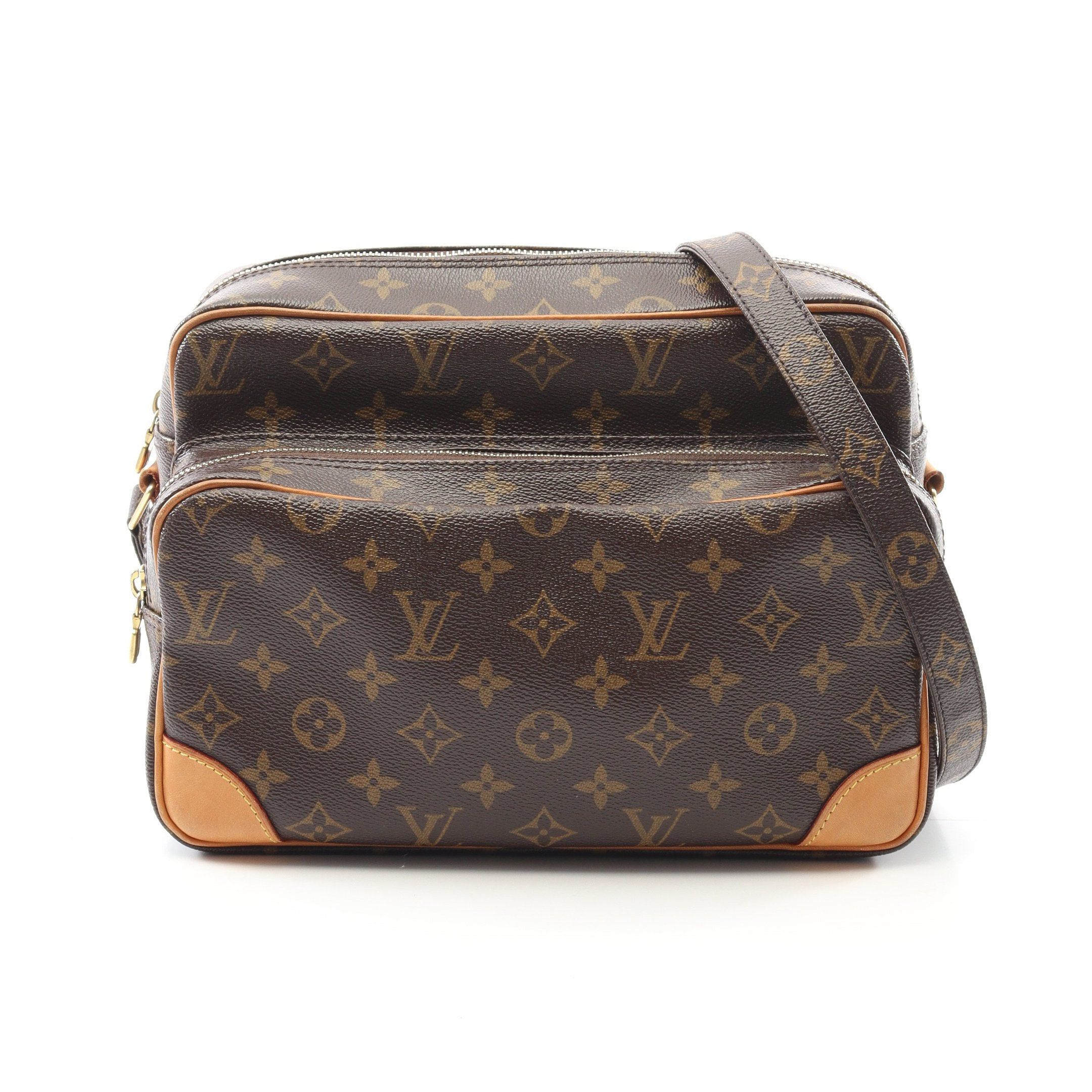 Louis Vuitton Louis Vuitton Nil Monogram Shoulder Bag Leather Brown Size ONE SIZE - 1 Thumbnail