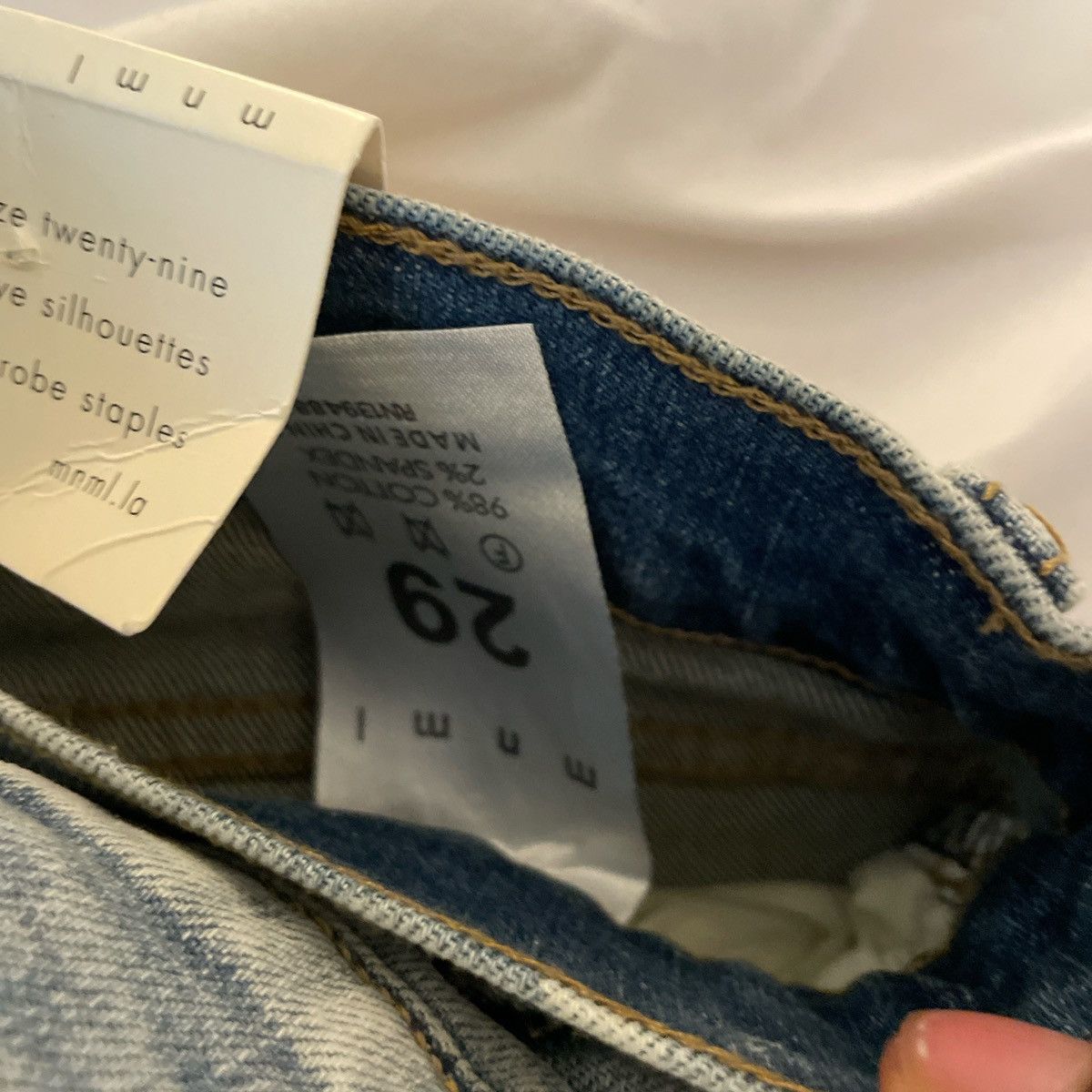 MNML X598 Pond Skinny Flare Denim Size US 29 - 8 Thumbnail