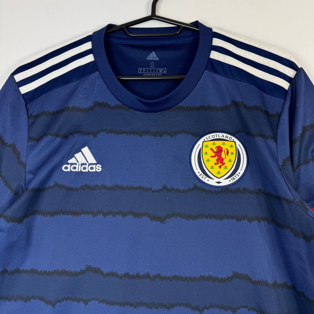 Adidas Adidas Scotland Euro Shirt Blue Mens S Size US S / EU 44-46 / 1 - 2 Thumbnail