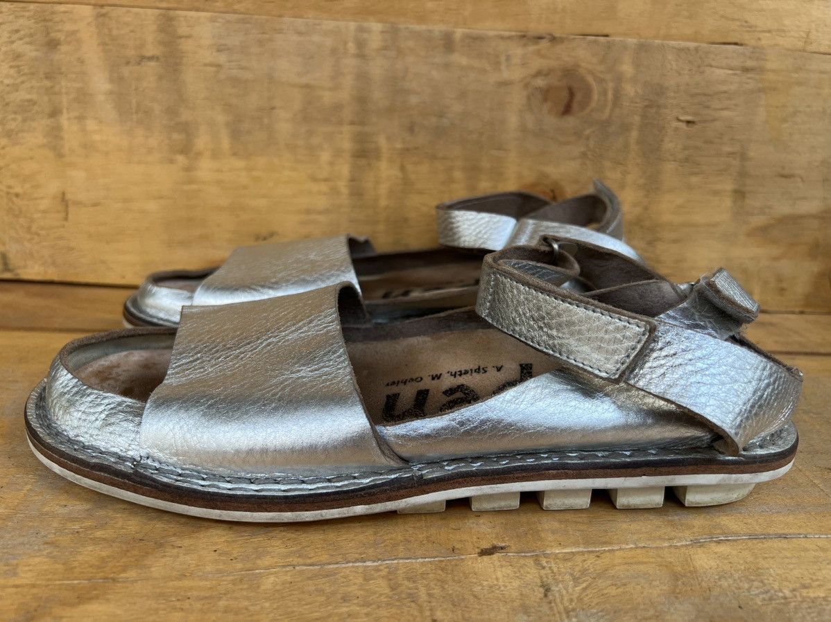 Trippen Trippen Fez F Women's Silver Flat Shoes Size EU 41 / US 9 Size US 11 / IT 41 - 4 Thumbnail