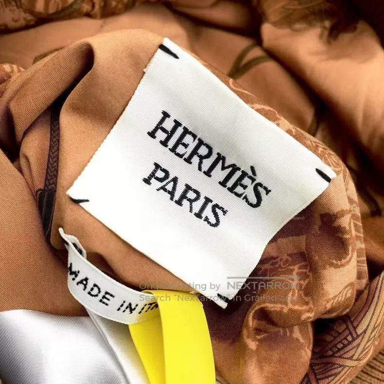 Hermes Hermes Cotton Pattern Printed Reversible Jacket Size XS / US 0-2 / IT 36-38 - 6 Thumbnail