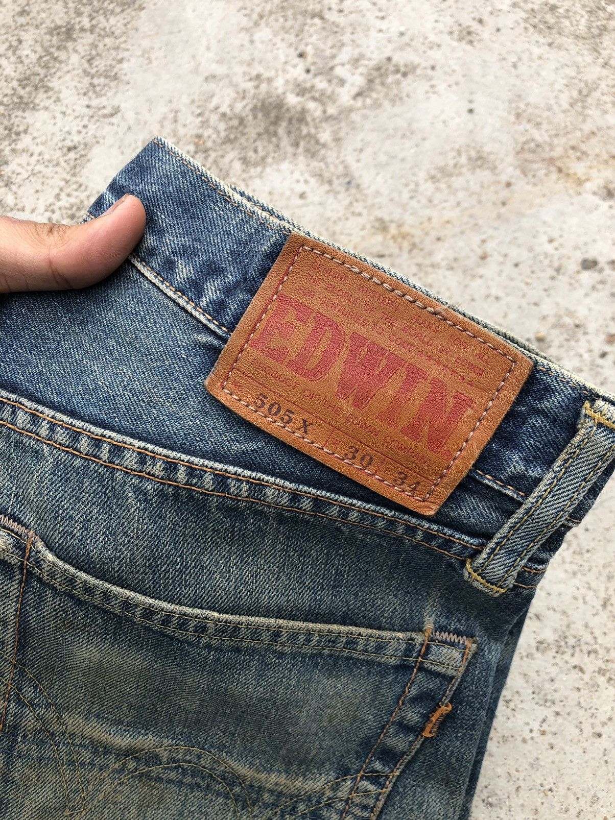 Edwin RUSTY SELVEDGE WIDE LEG DENIM BY EDWIN Size US 30 / EU 46 - 8 Thumbnail