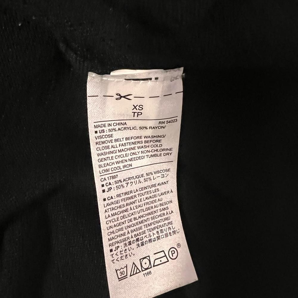 Designer Banana Republic Factory Store Black XS shortsleeved cardigan Size XS / US 0-2 / IT 36-38 - 4 Thumbnail