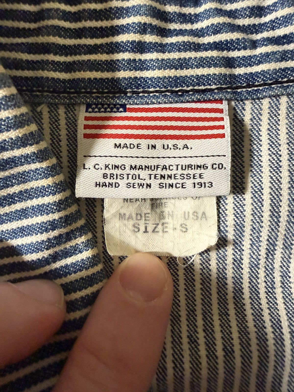Pointer Vintage Pointer Brand Hickory Stripe Chore Jacket USA Small Size US S / EU 44-46 / 1 - 6 Thumbnail