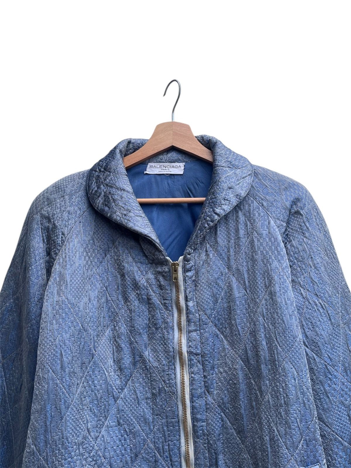 Balenciaga Archive Balenciaga Paris Zipped Up Quilted Jacket Size M / US 6-8 / IT 42-44 - 7 Thumbnail