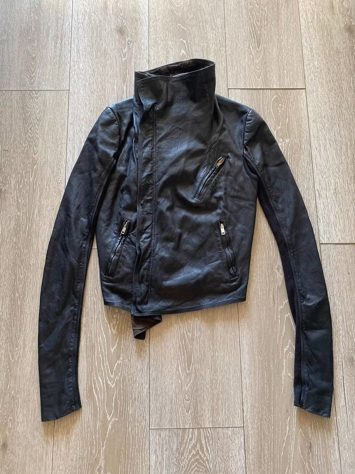 Rick Owens Rick Owens Lamb Leather Jacket Size US XXS / EU 40 - 2 Thumbnail