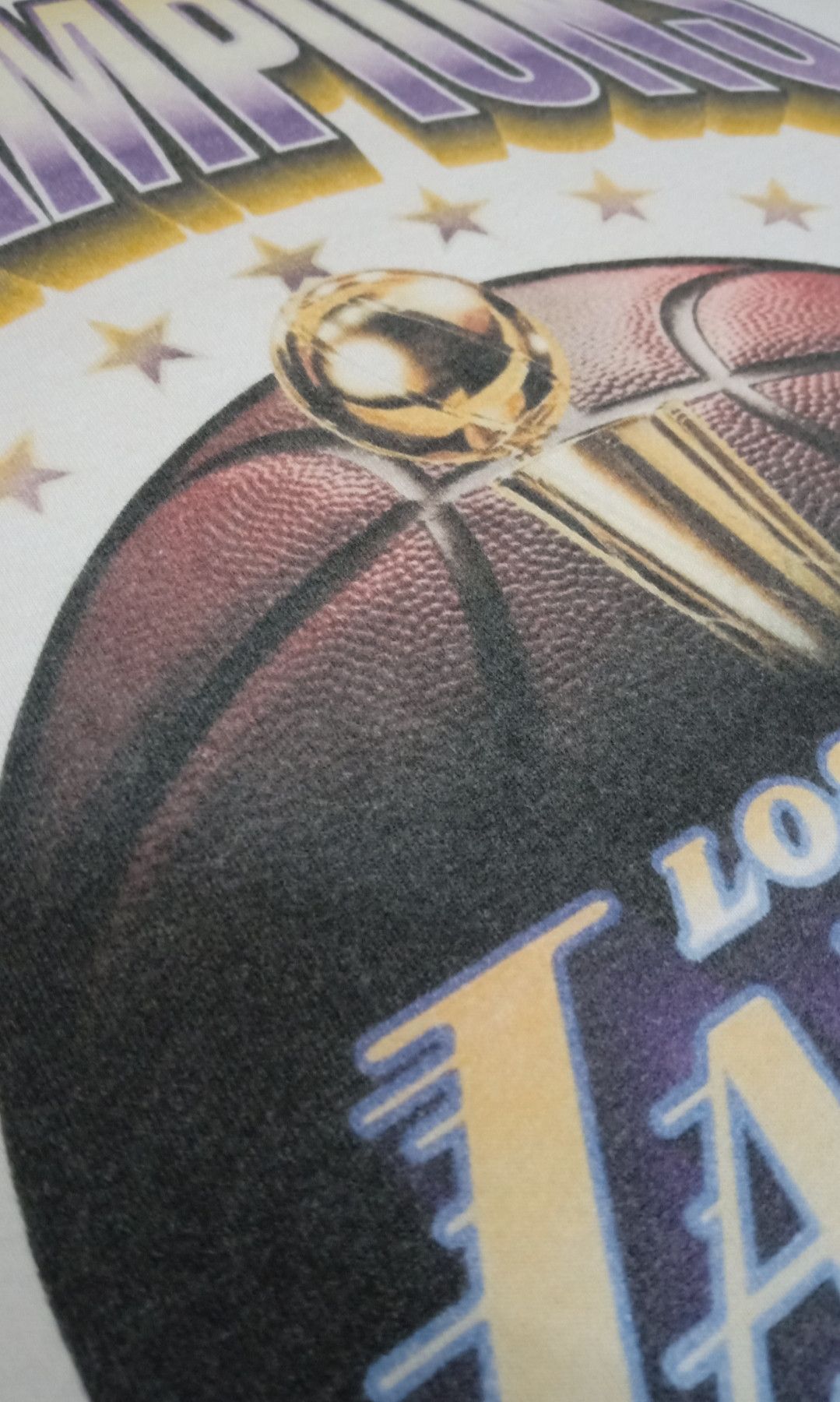 NBA × Pro Player Vintage 90s LA Lakers 12x NBA World Champions T-shirt Size US L / EU 52-54 / 3 - 18 Thumbnail