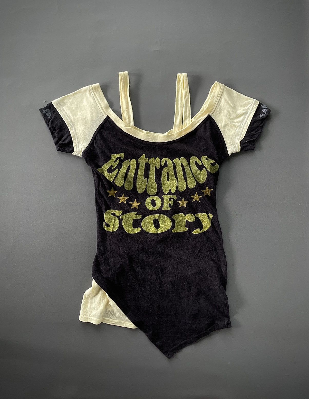 20471120 Y2K DJewel Asymmetric Shirt Poem Hysteric Lgb Ifsix Goa Size US S / EU 44-46 / 1 - 1 Thumbnail