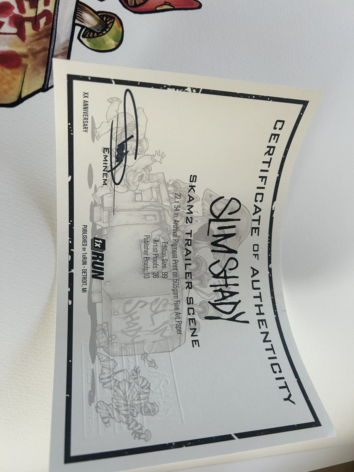 Eminem Eminem limited edition art print Signed COA Size ONE SIZE - 2 Thumbnail