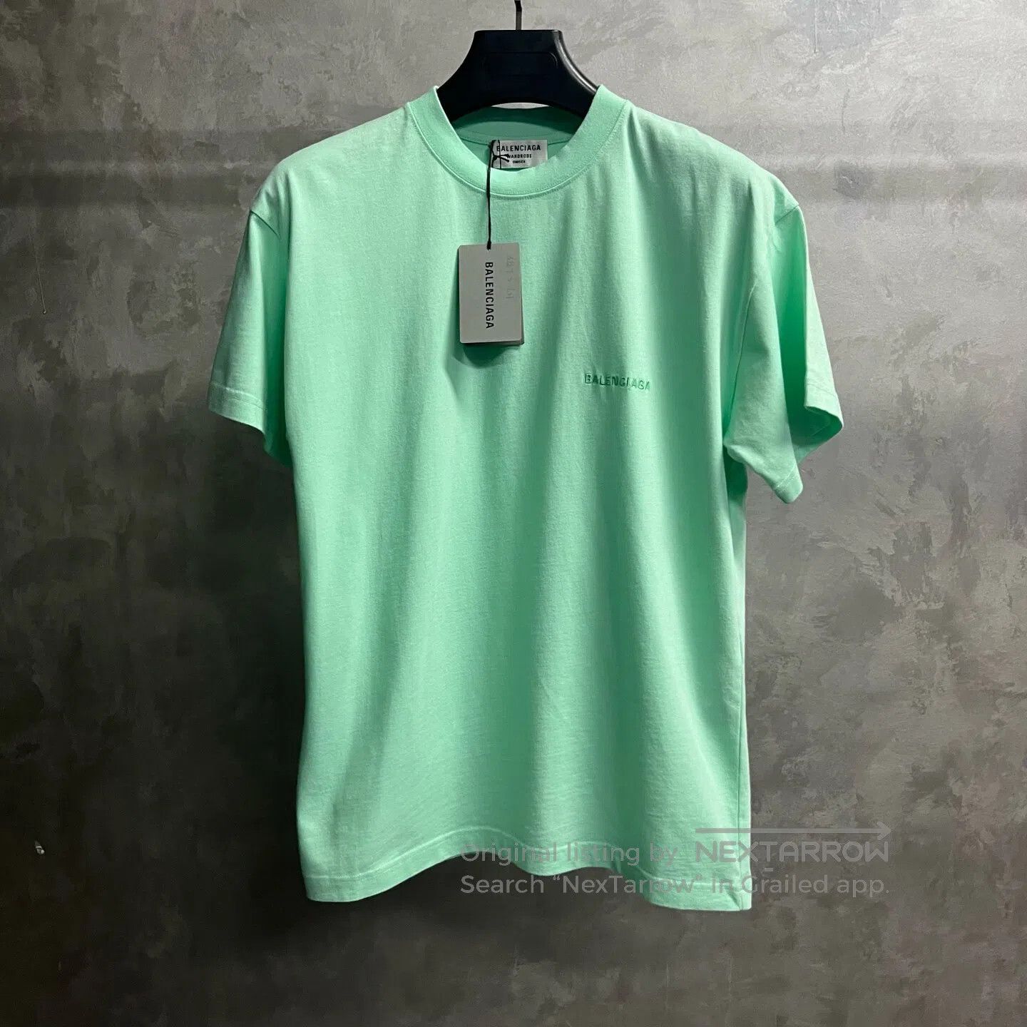 Balenciaga Balenciaga Logo letter embroidered round-neck short-sleeve Size US S / EU 44-46 / 1 - 1 Thumbnail