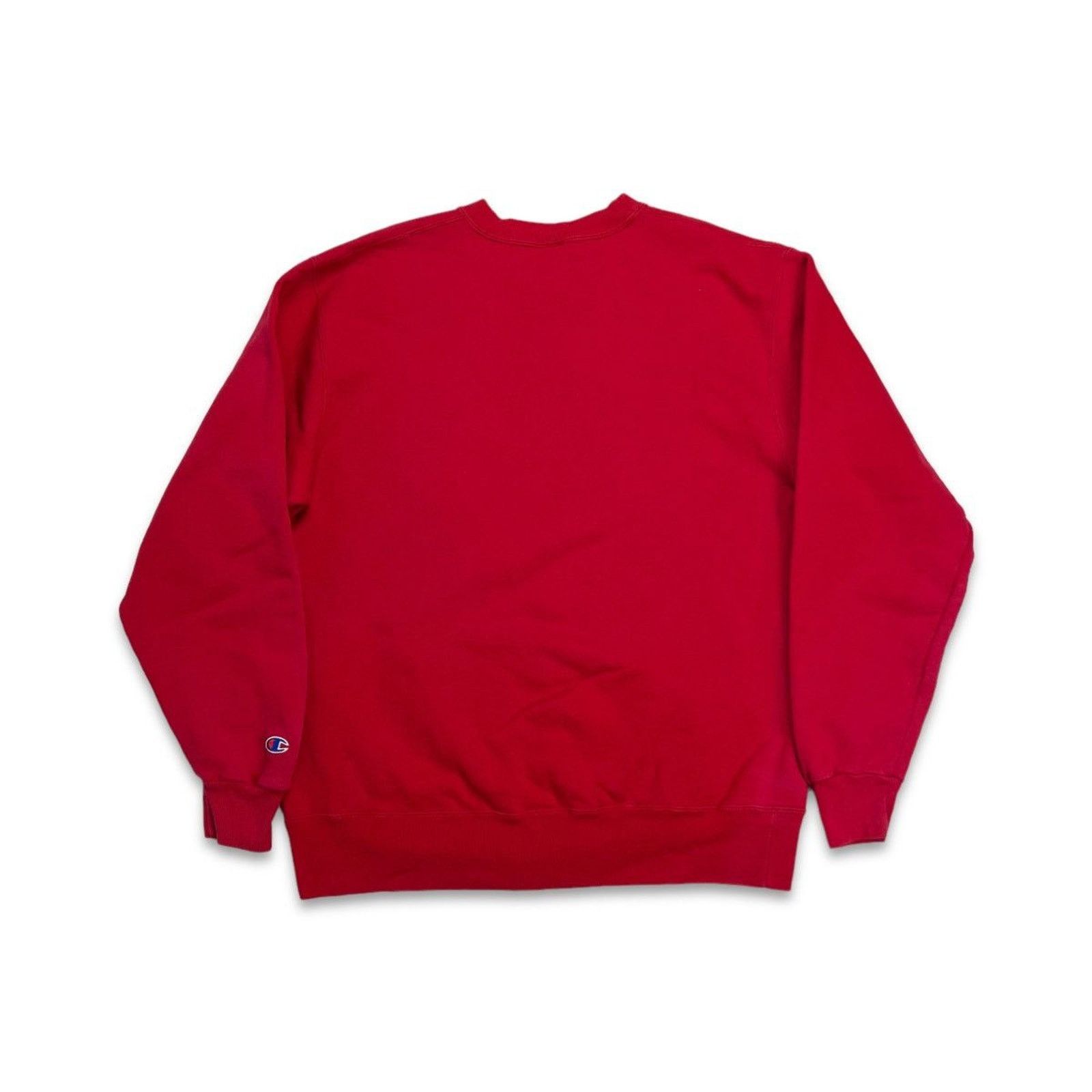 Champion × Vintage Vintage Champion Sweatshirt Script Faded 90s Pullover Crew Size US L / EU 52-54 / 3 - 4 Thumbnail