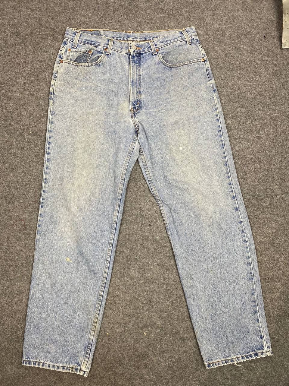 Levi's vintage levis 550 lightwash denim nice design Size US 37 - 9 Thumbnail