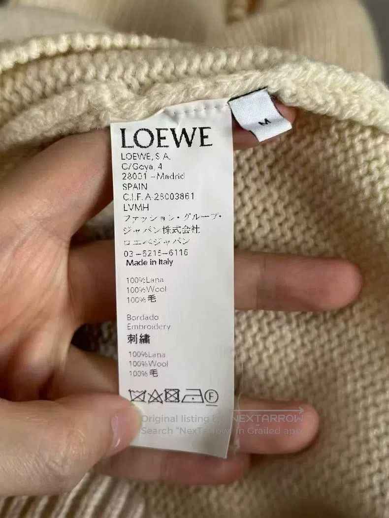 Loewe Loewe High Neck Embroidered Logo Sweater Size M / US 6-8 / IT 42-44 - 4 Thumbnail