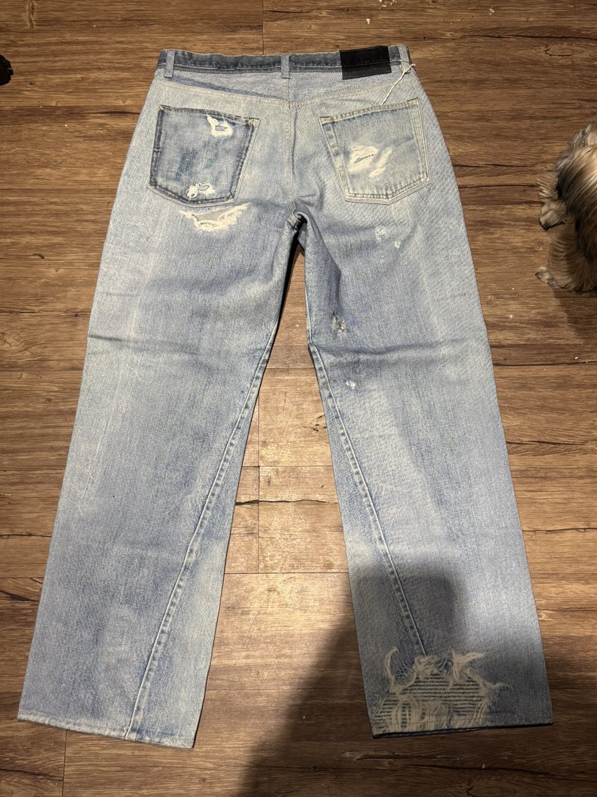 Our Legacy Our Legacy Third Cut digital denim Size US 32 / EU 48 - 2 Thumbnail