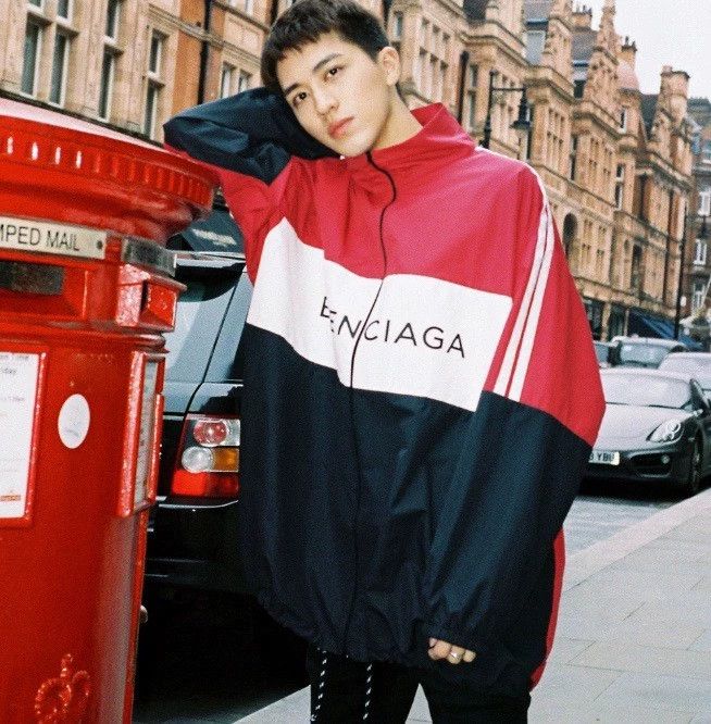 Balenciaga Balenciaga size 38 Patchwork color-block blazer jacket Size US XS / EU 42 / 0 - 5 Thumbnail