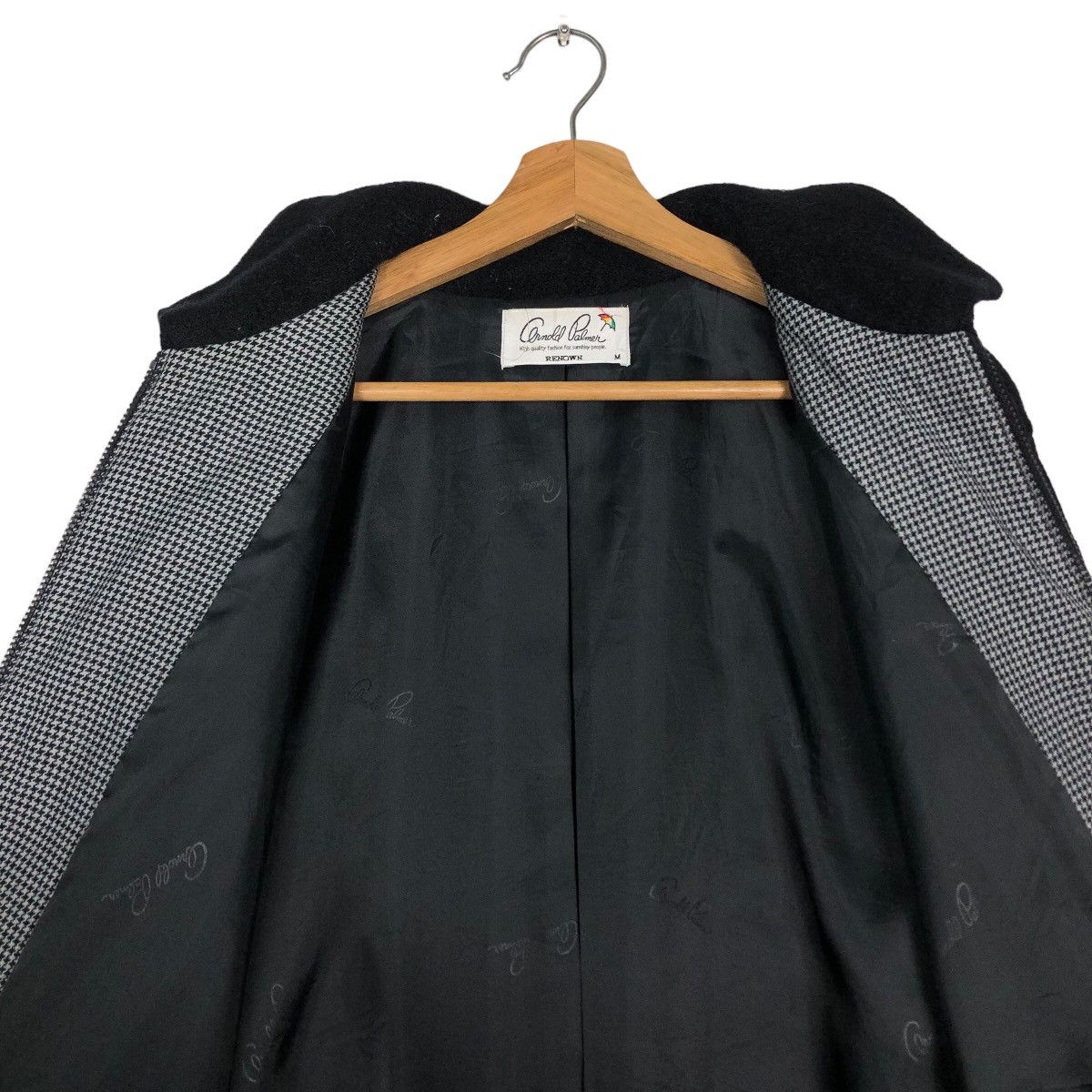 Japanese Brand 🔥90’s Vintage Wool Herringbone Bomber Jacket Arnold Palmer Size US M / EU 48-50 / 2 - 12 Thumbnail
