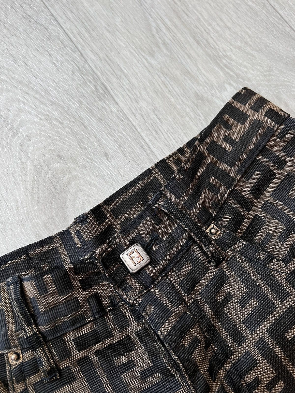Fendi Vintage Fendi Zucca Monogram Pants 90s Size 29" - 4 Thumbnail