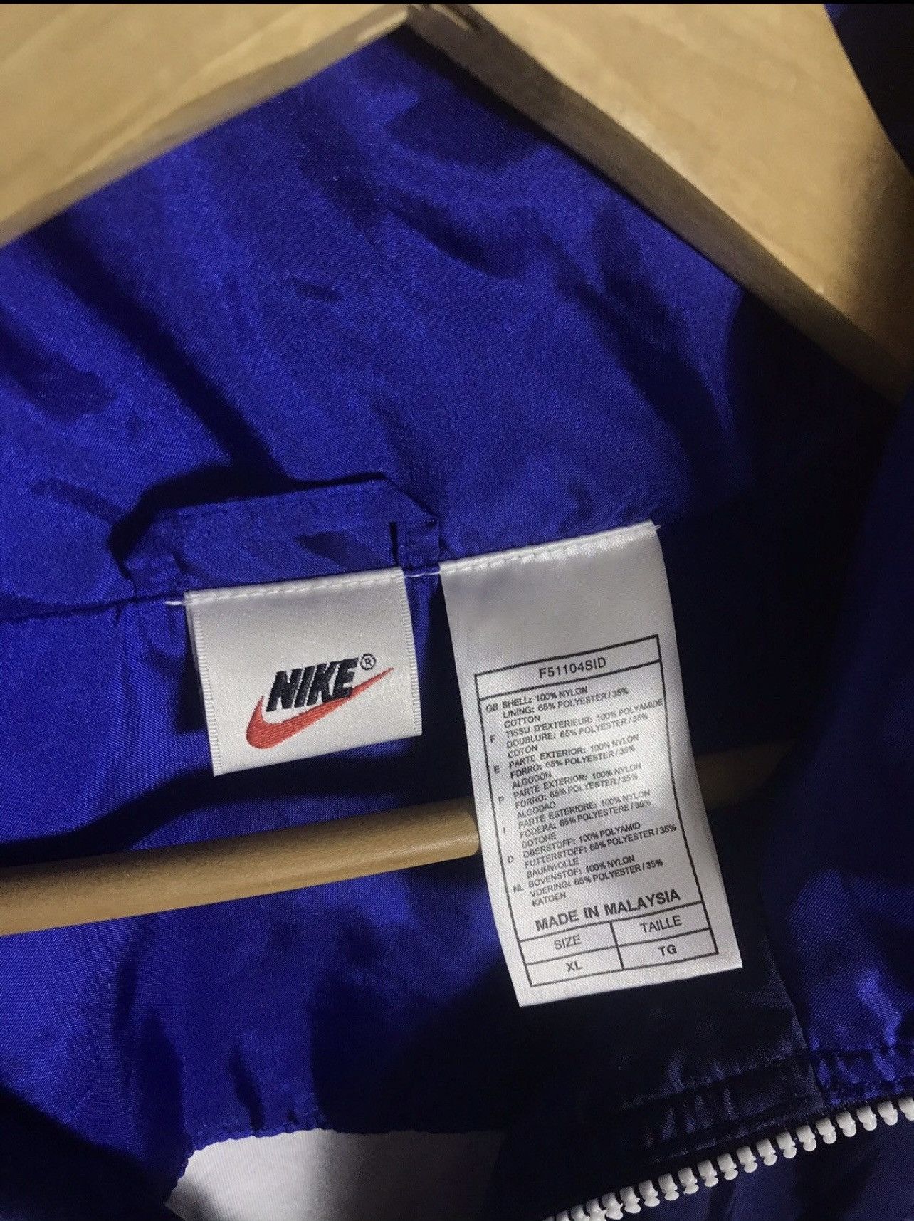 Nike Vintage 90s Nike light jacket with tag Size US XL / EU 56 / 4 - 8 Thumbnail