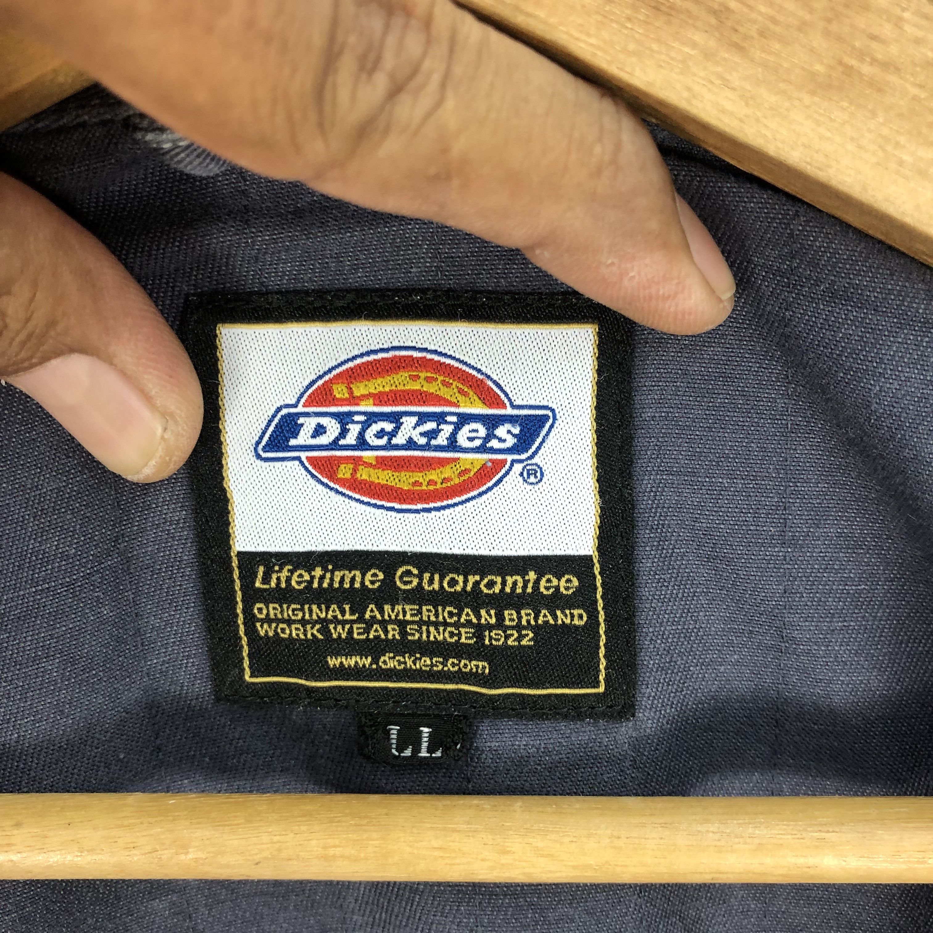 Dickies × Vintage Vintage 90s Dirty Dickies Zipper Workers Jacket Size US L / EU 52-54 / 3 - 9 Thumbnail
