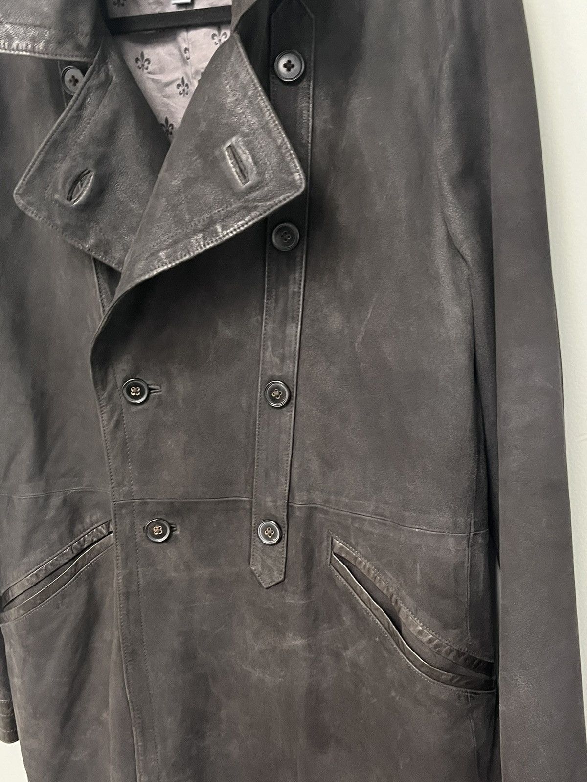 John Varvatos Suede trench coat. 50 Size US M / EU 48-50 / 2 - 14 Thumbnail