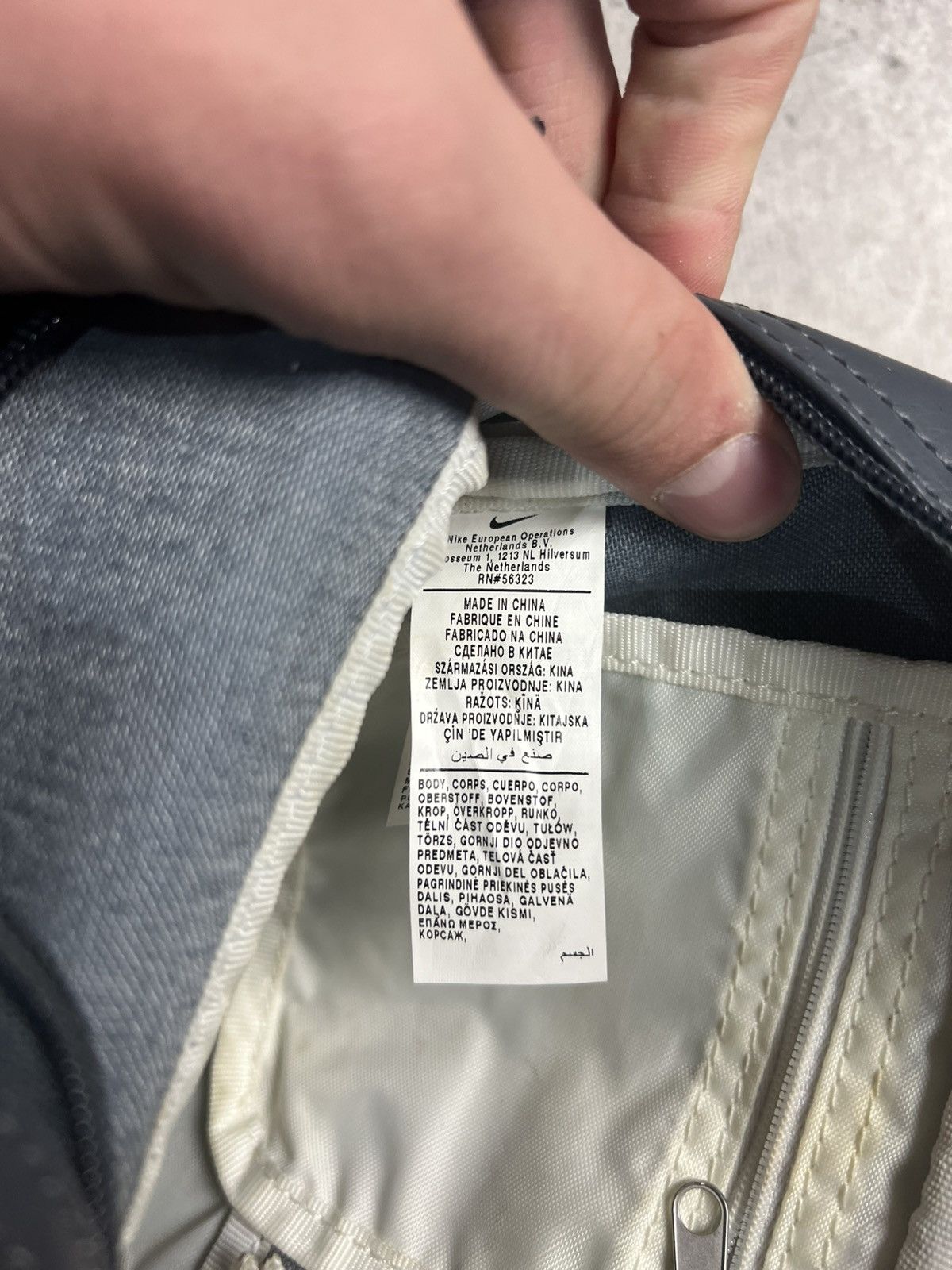Nike Vintage Nike Leather Bag 90s Y2K Size ONE SIZE - 5 Thumbnail