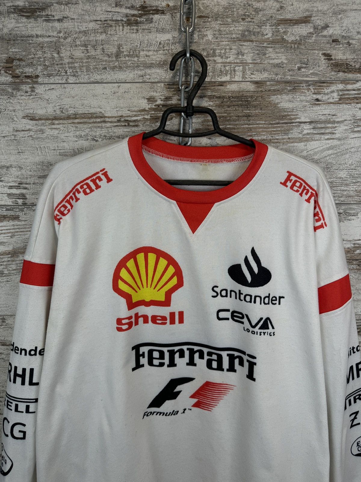 Ferrari Mens Vintage Ferrari Sweatshirt formula 1 racing jacket y2k Size US XL / EU 56 / 4 - 2 Thumbnail