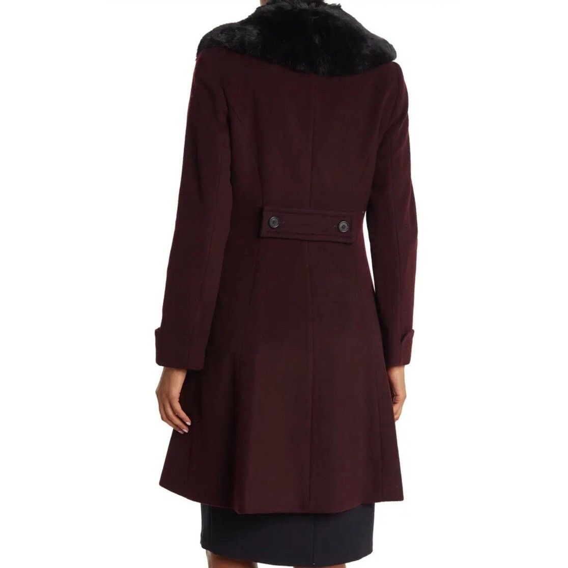 Lauren Ralph Lauren Ralph Lauren Coat Black Faux-Fur-Collar Women’s Size 10 Size L / US 10 / IT 46 - 3 Thumbnail