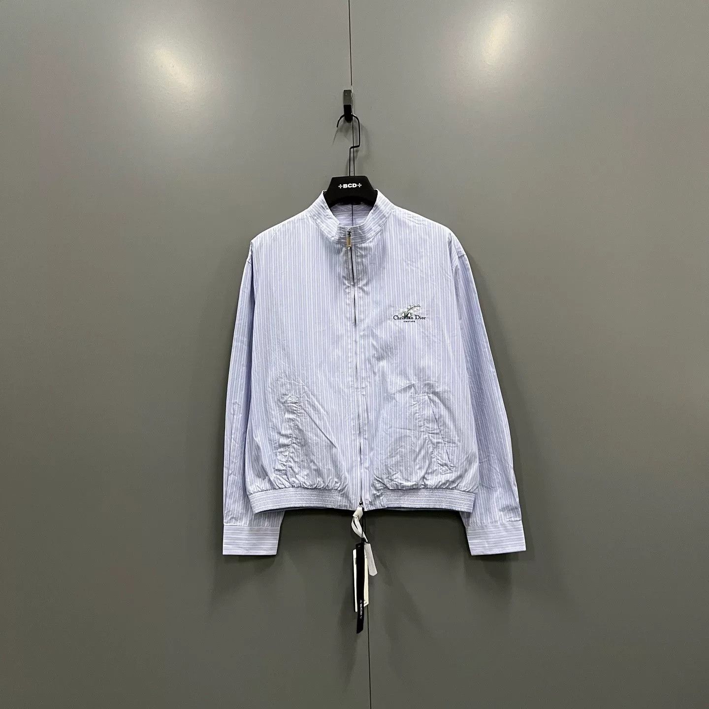 Dior Dior Striped Embroidered Logo Jacket Size XL / US 12-14 / IT 48-50 - 1 Thumbnail