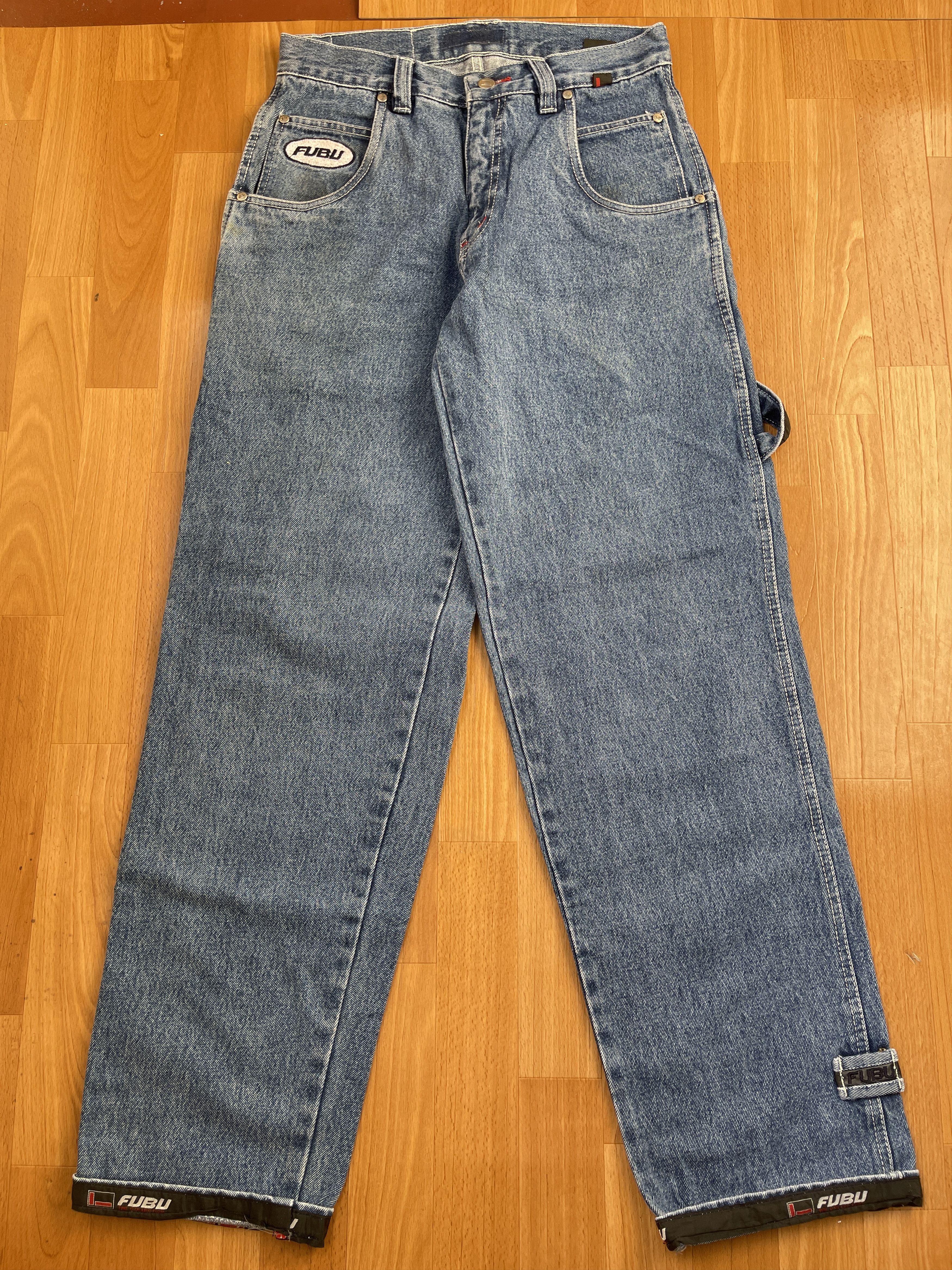 Fubu FUBU jeans, vintage baggy jeans, 90s hip hop skater Y2K 32 Size US 32 / EU 48 - 2 Thumbnail