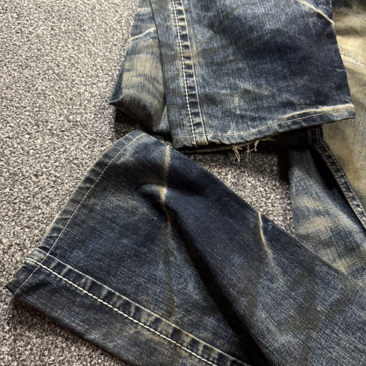If Six Was Nine 🔥🔥🇯🇵 Japanese Distressed Dirty Clawmark Denim Size US 32 / EU 48 - 6 Thumbnail