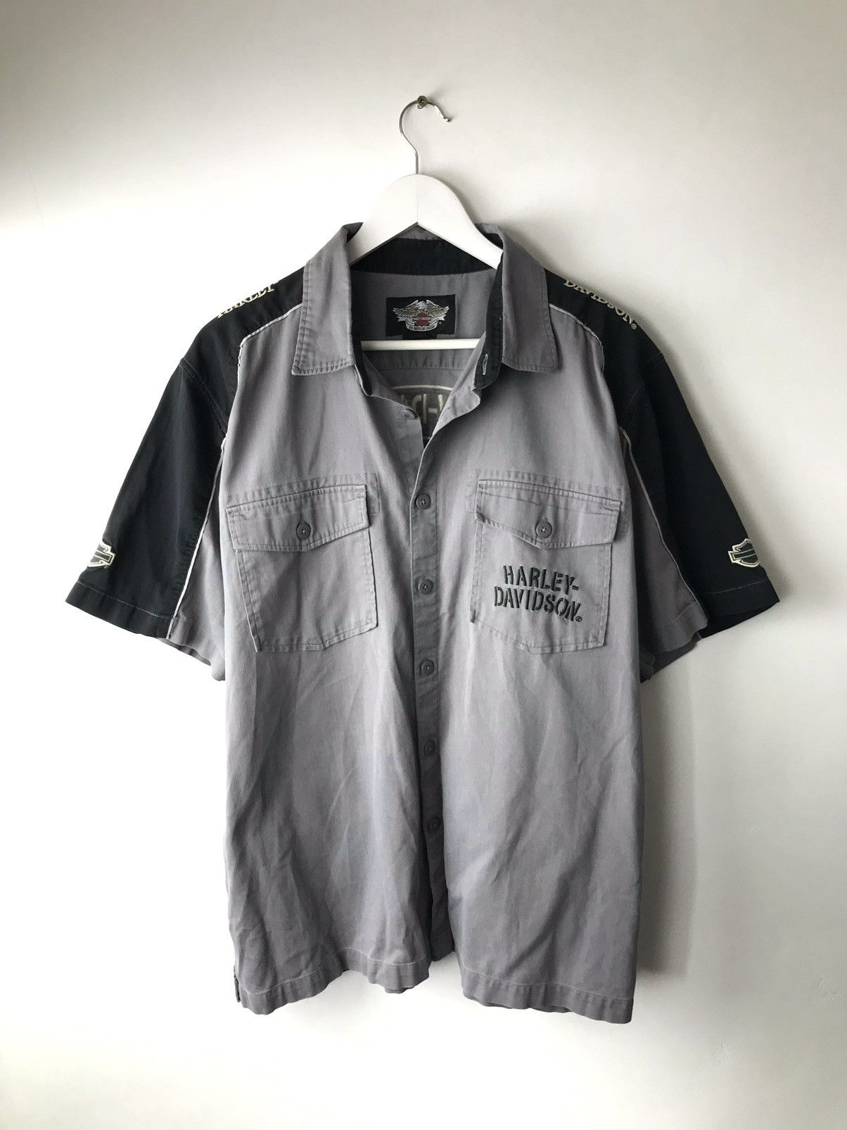 Harley Davidson × Vintage Harley Davidson Short Sleeve Pop Shirt,Activewear,Biker Size US XL / EU 56 / 4 - 8 Thumbnail