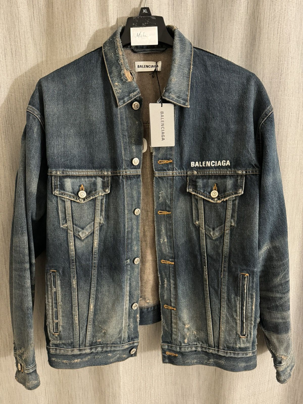 Balenciaga Balenciaga Denim Jacket Size US L / EU 52-54 / 3 - 1 Thumbnail