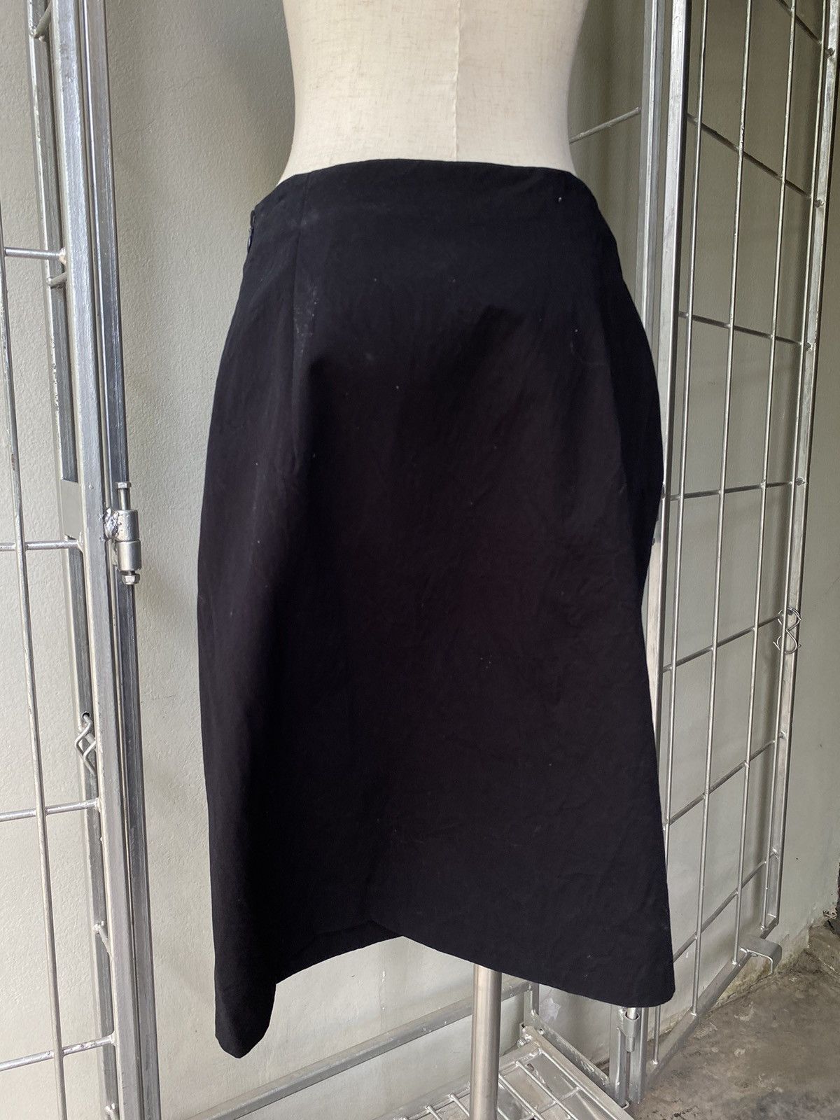 Jil Sander JILSANDER black midi skirt Size 26" / US 2 / IT 38 - 4 Thumbnail
