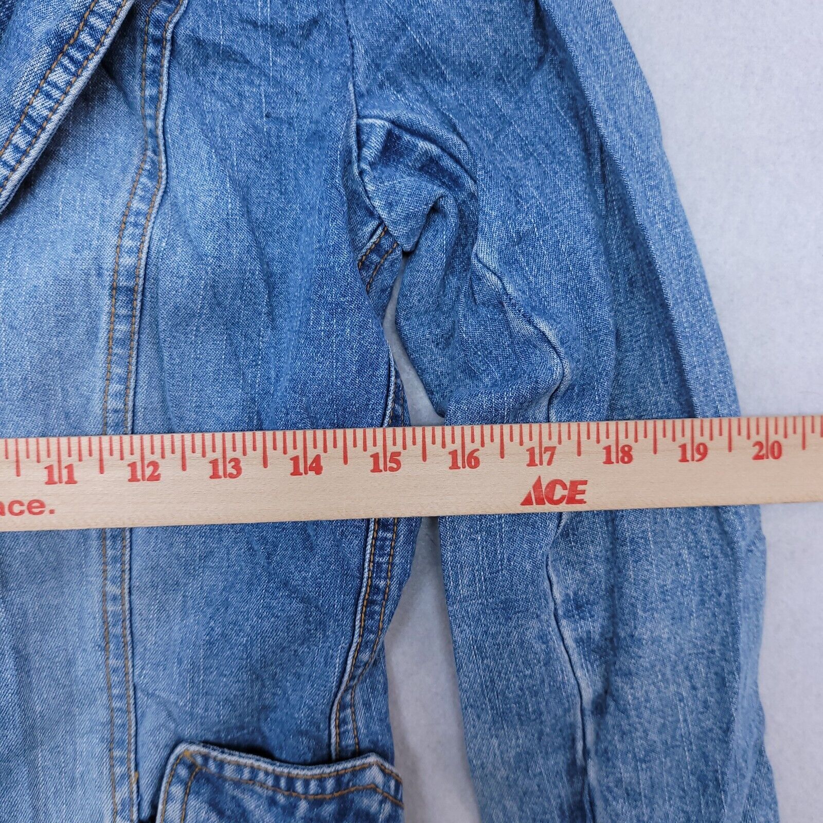 Mossimo Mossimo Casual Button Denim Jean Jacket Womens Size S Blue Size S / US 4 / IT 40 - 6 Thumbnail
